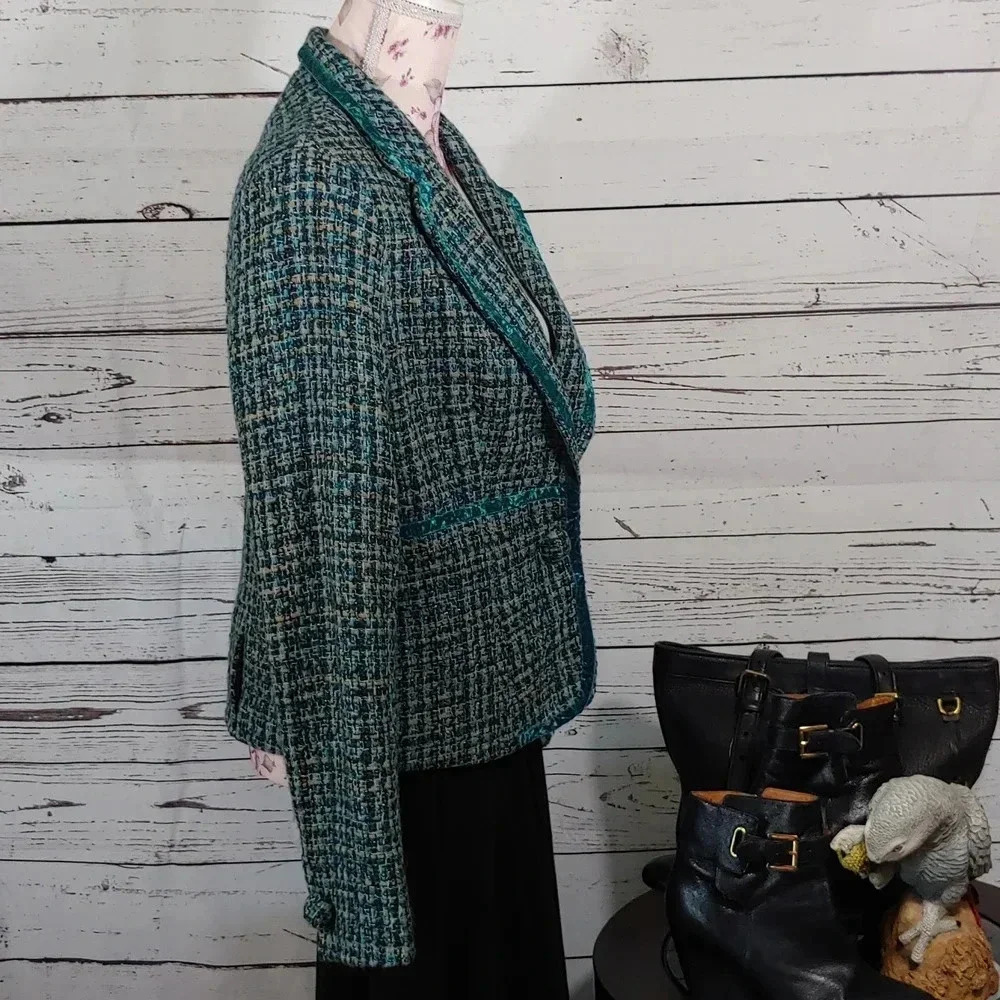 Liz Claiborne Vintage Tweed Blazer - Picture 4 of 5